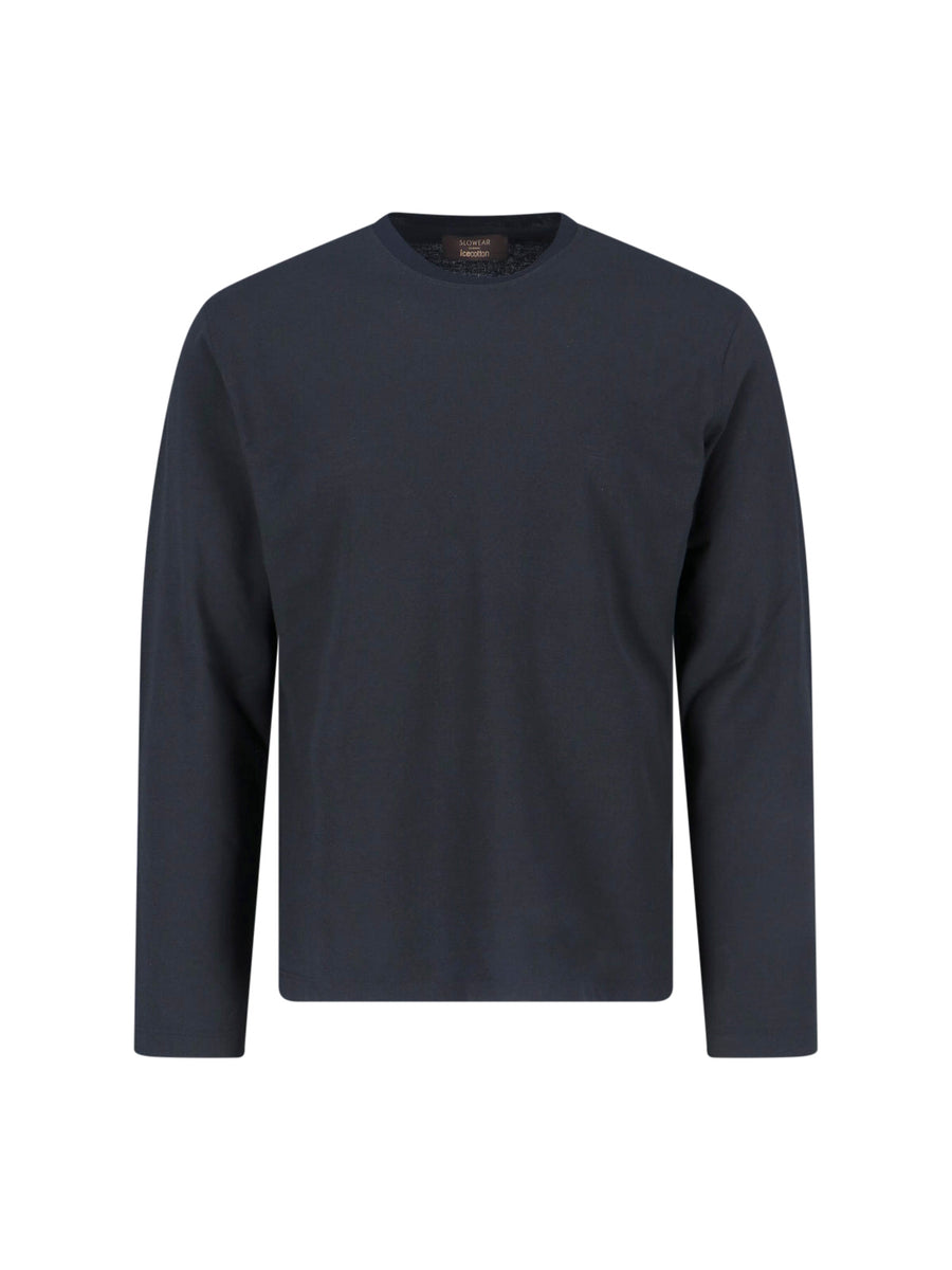 Zanone 100% Cotton t-shirt in navy