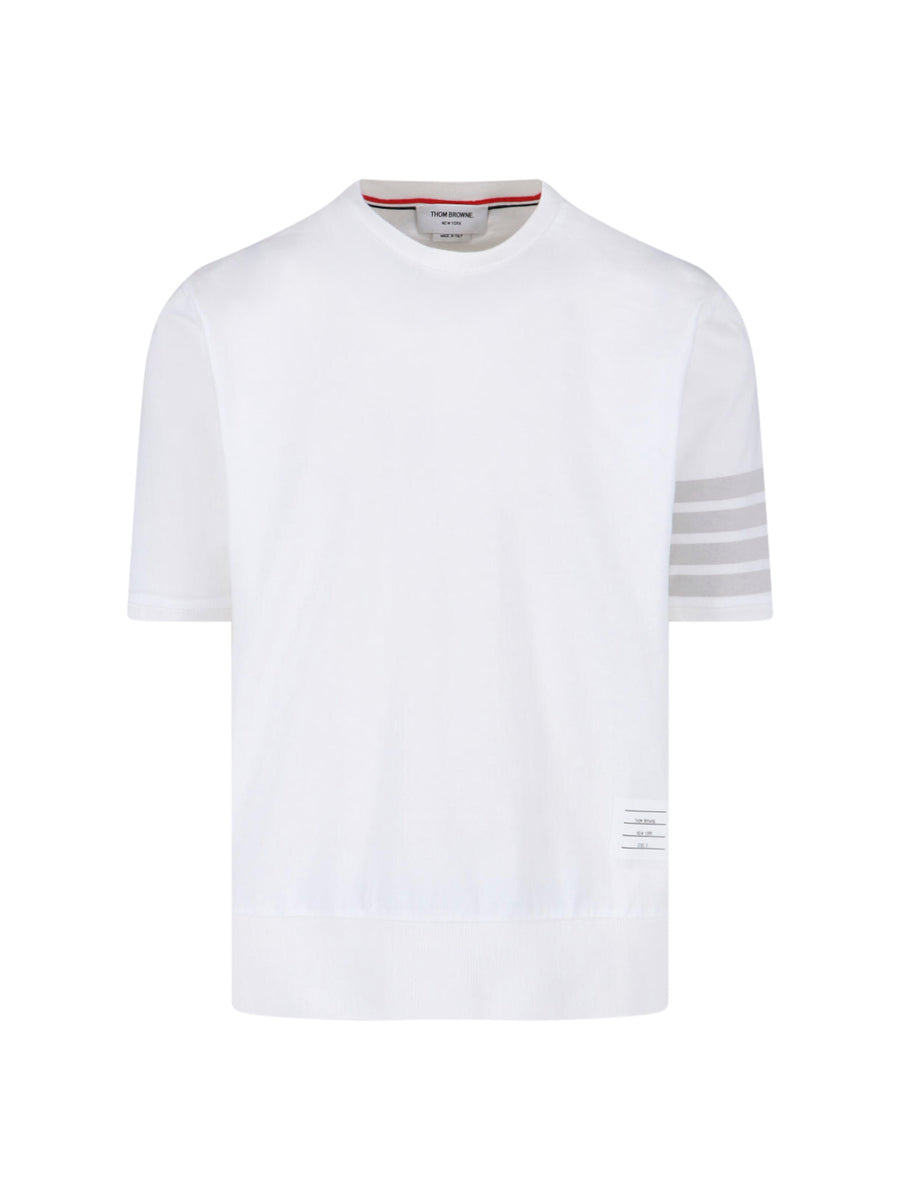 Thom Browne 100% Cotton t-shirt in white