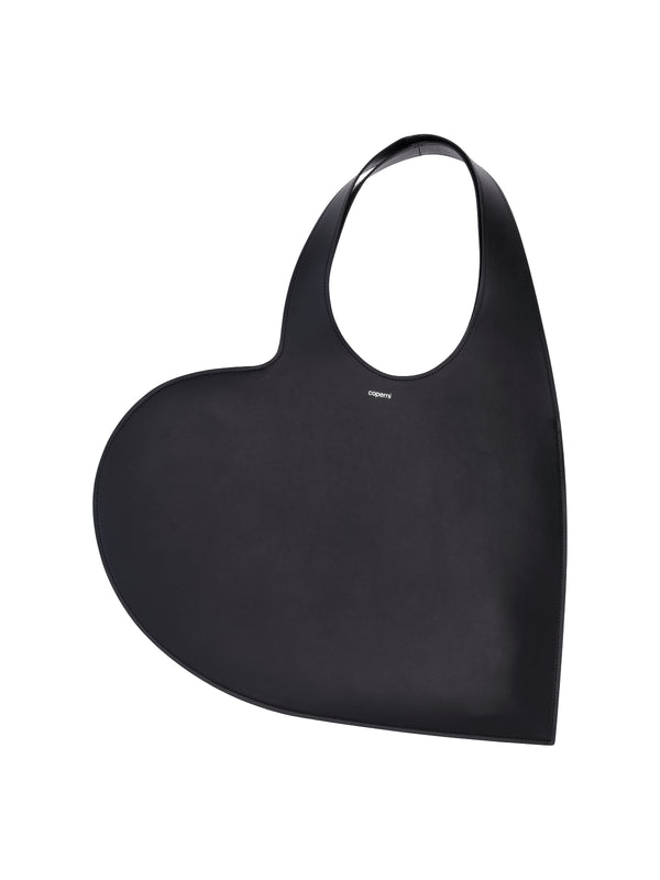 Coperni 100% cow leather top handle bag in black