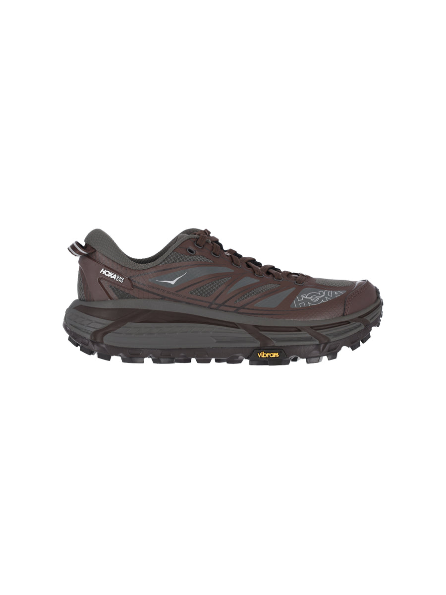 Hoka 100% Fabric sneakers in brown