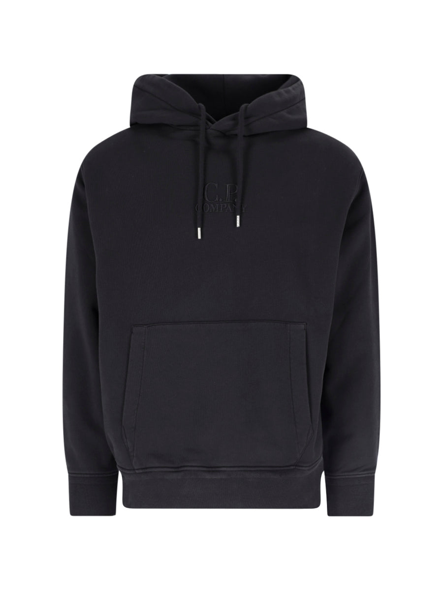 C.P. Company 100% Cotton hoodie in black