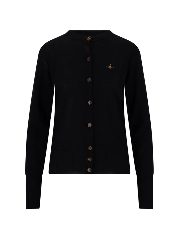 Vivienne Westwood 100% Cotton cardigan in black