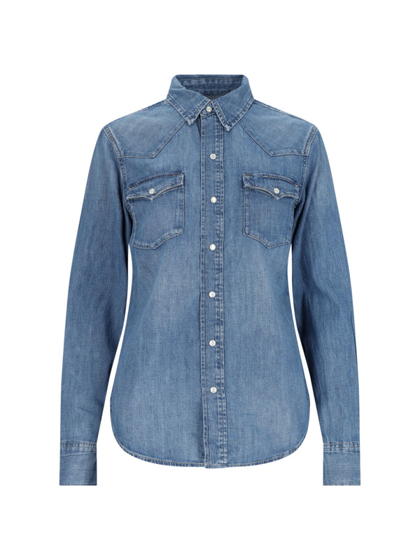 Polo Ralph Lauren 100% Cotton shirt in blue