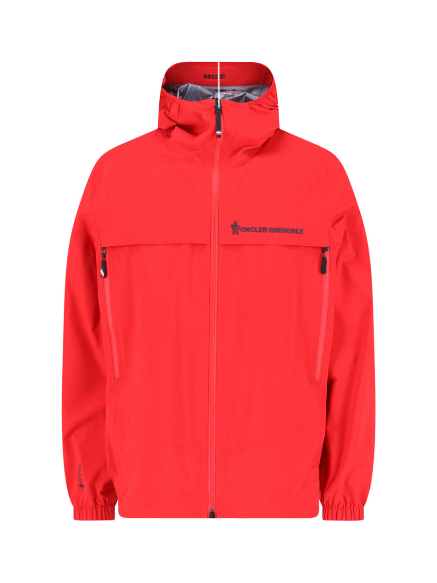 Moncler Grenoble 100% polyamide jacket in red