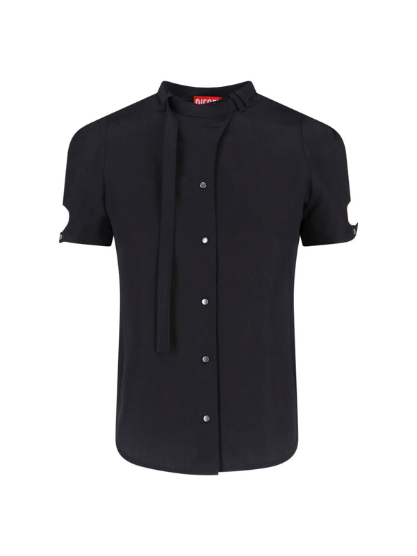 Diesel 100% lyocell shirt in black