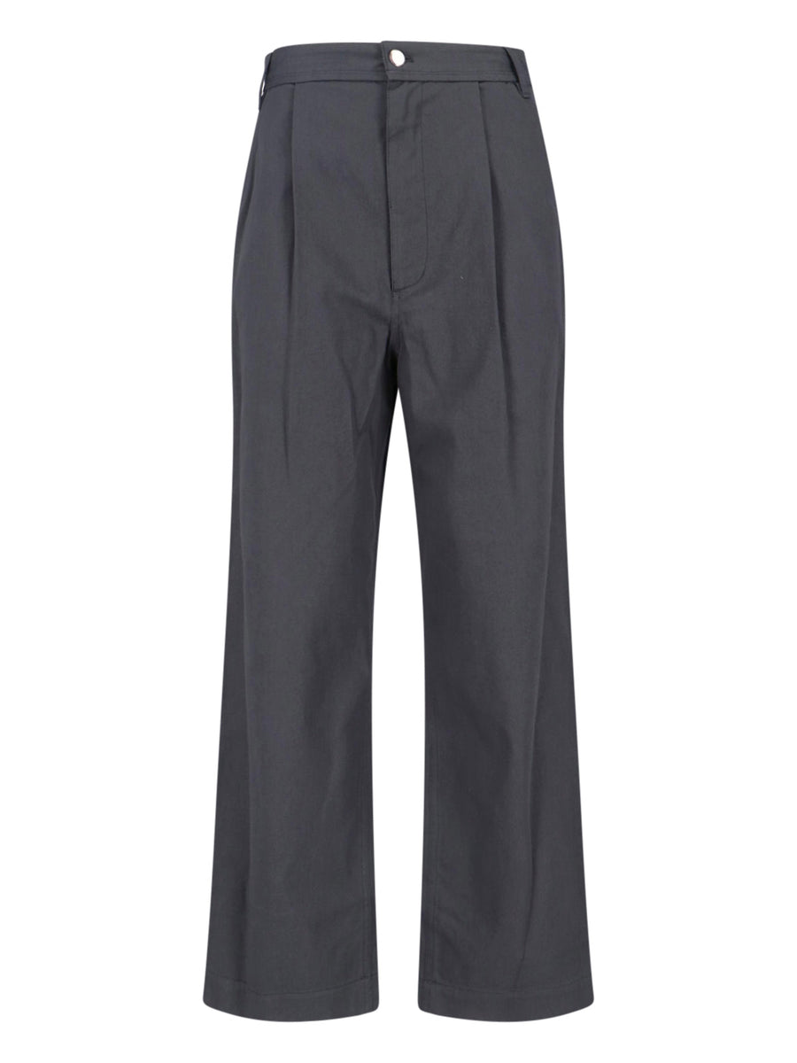 Low Classic 100% Cotton trousers in gray
