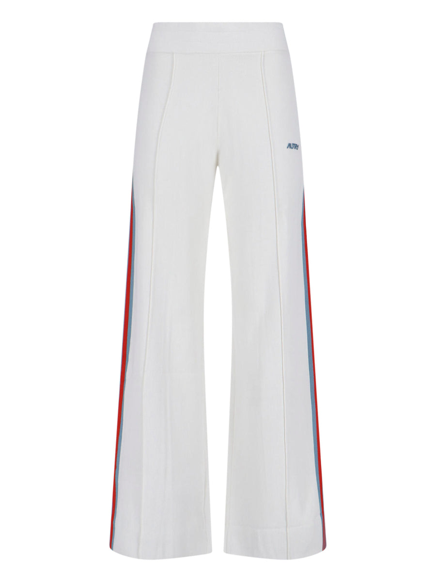 Autry 65% Viscose trousers in white