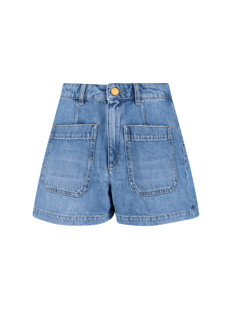 Seafarer 100% Cotton denim shorts in blue