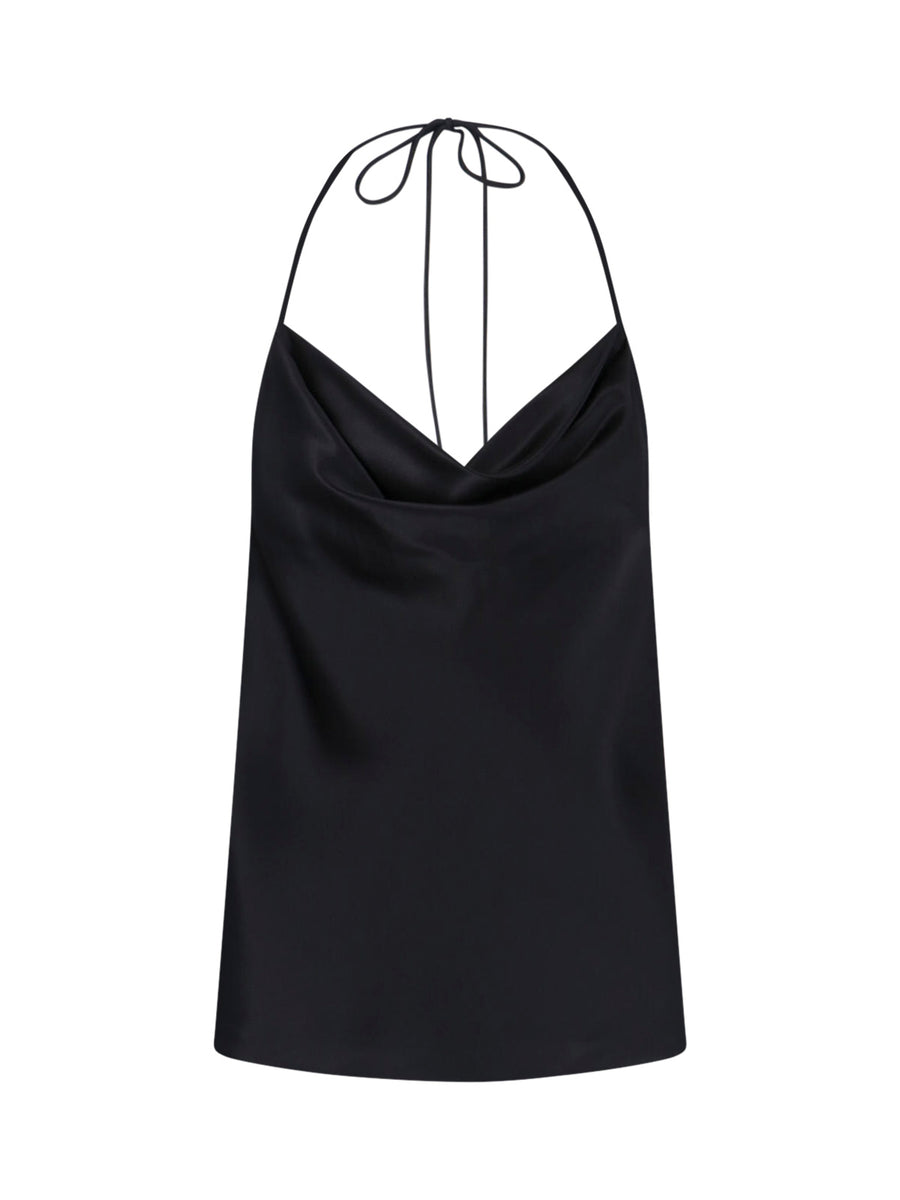 Valentino 100% silk blouse in black