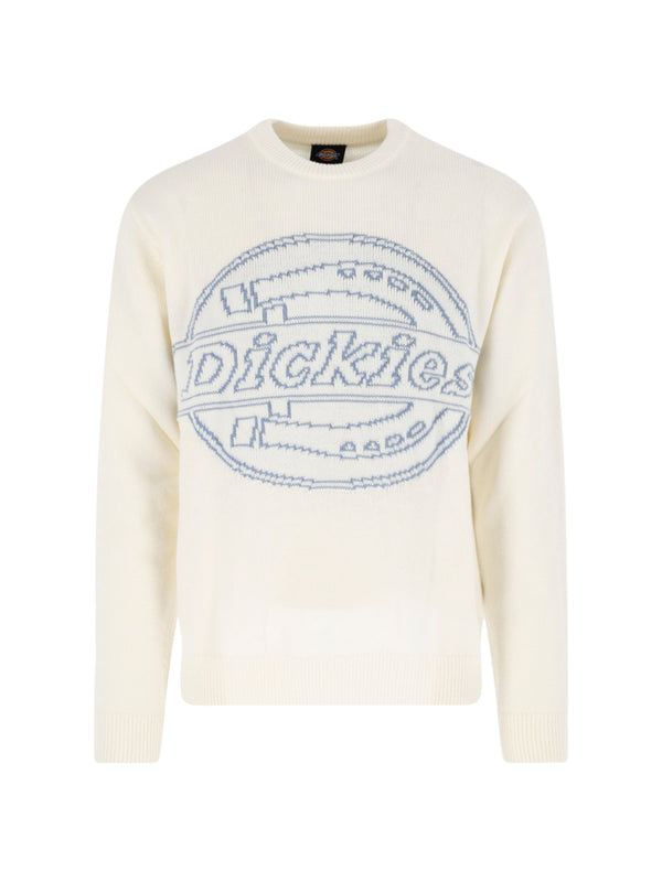 Dickies 100% acrylic sweater in white