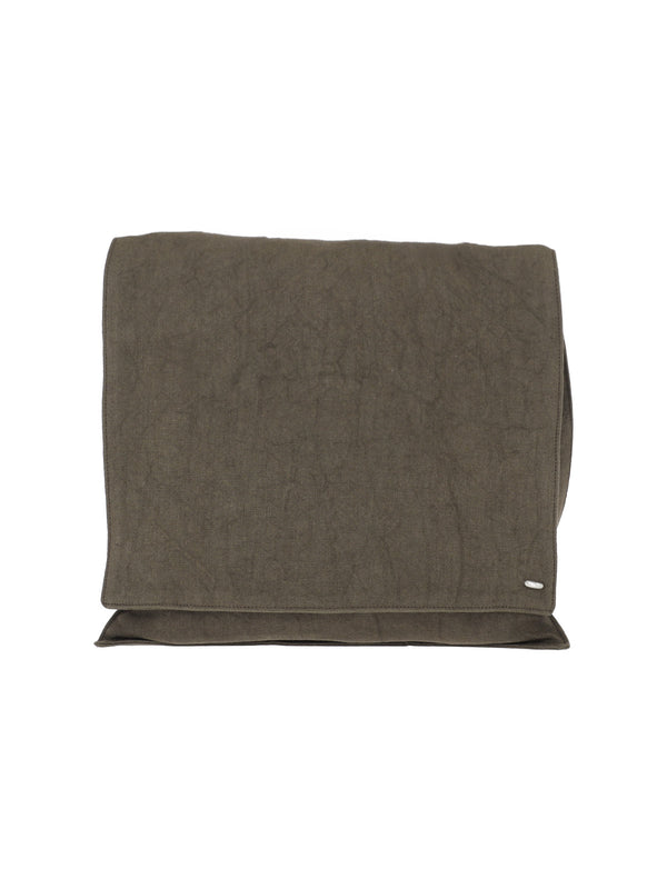 Our Legacy 100% linen crossbody bag in brown