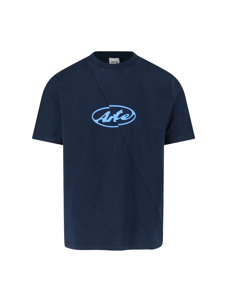 Arte 100% Cotton t-shirt in navy
