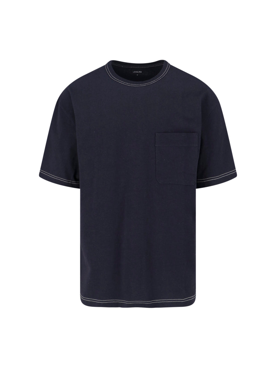 Lemaire 70% Cotton t-shirt in black