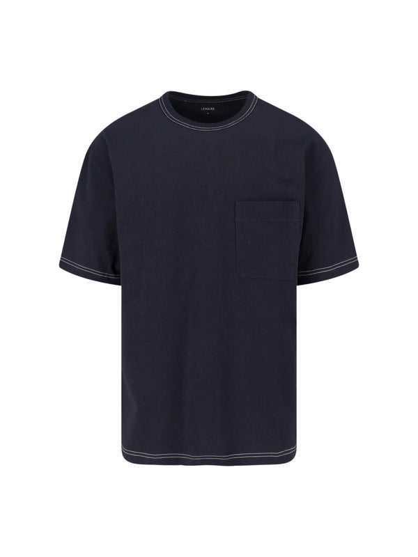 Lemaire 70% Cotton t-shirt in black