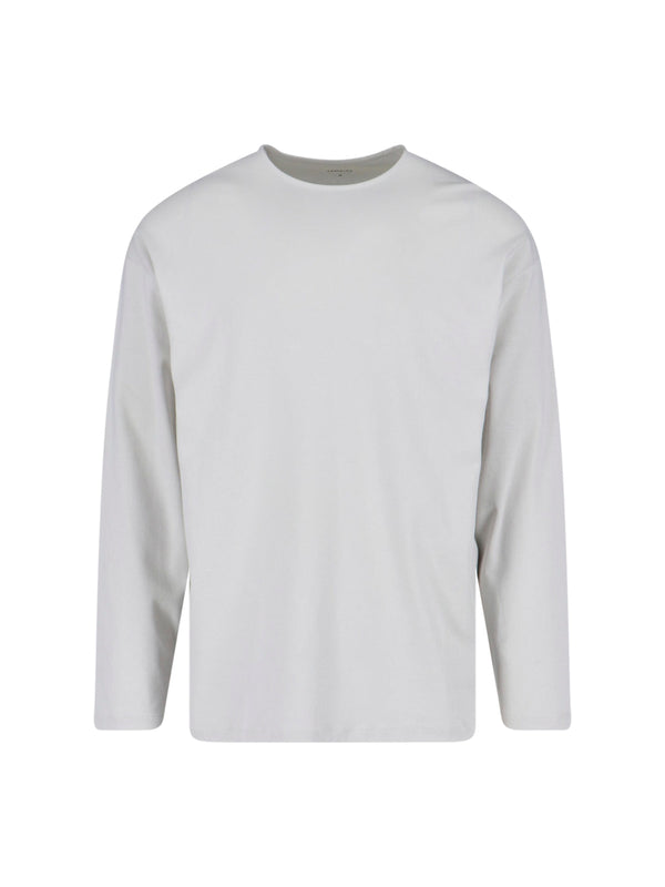 Lemaire 80% Cotton t-shirt in white