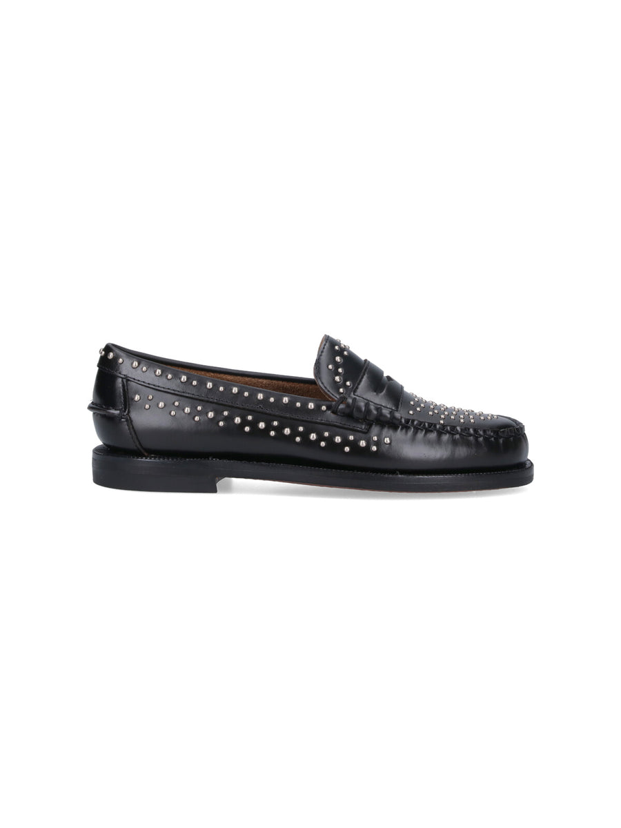 Sebago 100% leather loafer in black