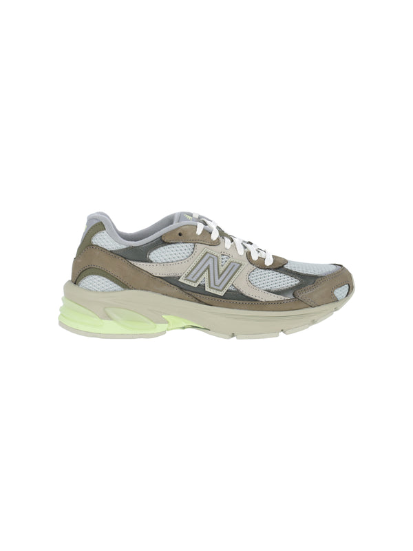 New Balance Suede sneaker in multicolor