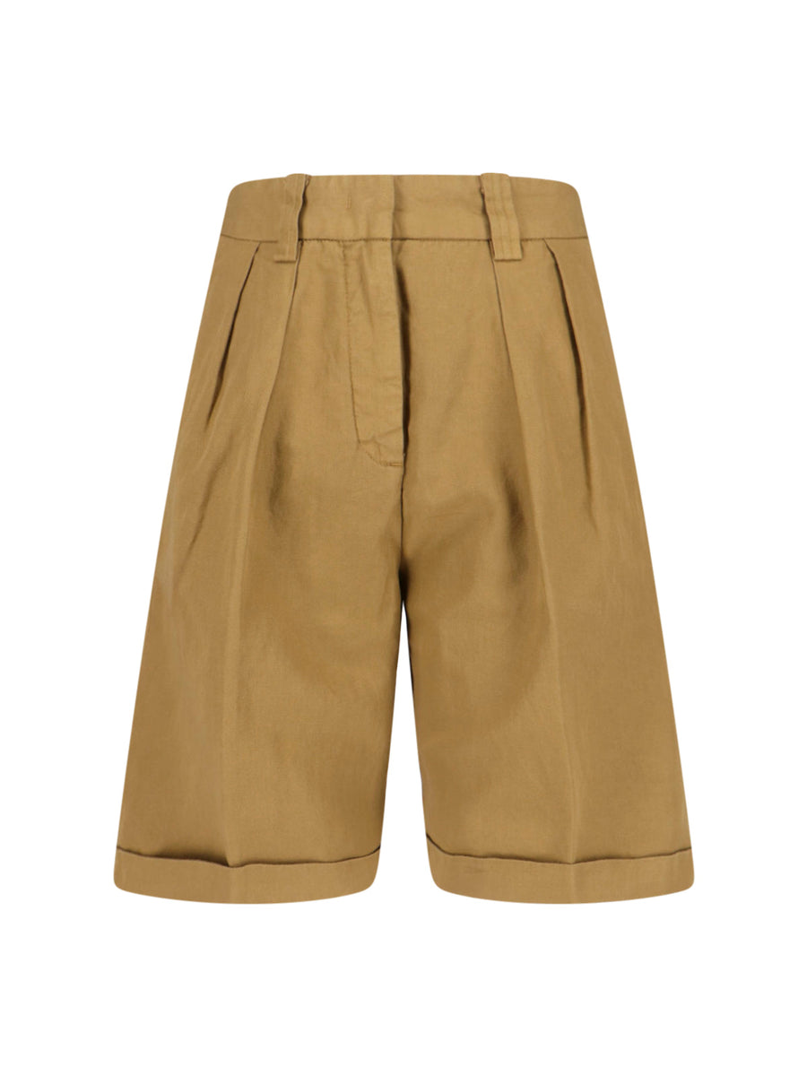 Aspesi 60% Cotton shorts in beige