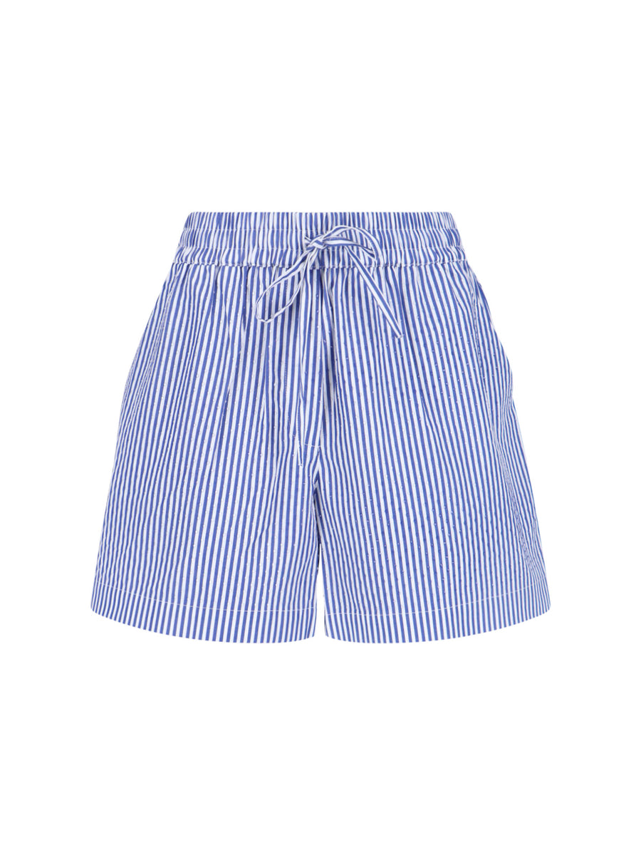Parosh 100% Cotton shorts in blue