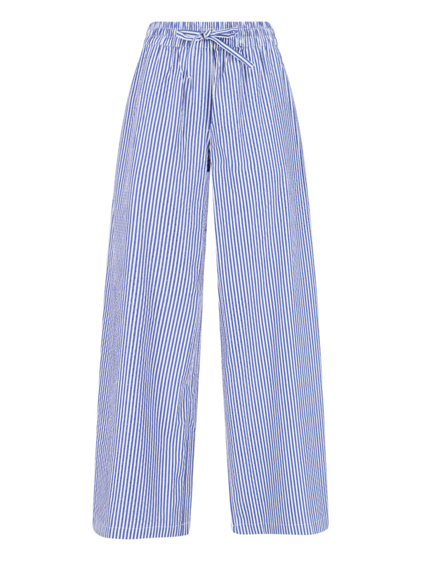 Parosh 100% Cotton trousers in blue