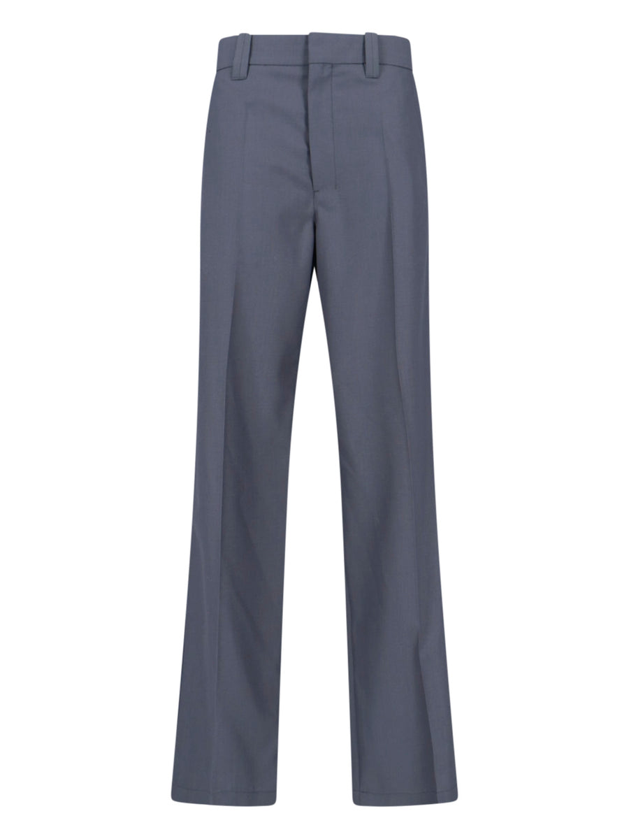 Lemaire 55% Polyester 45% Wool trousers in gray