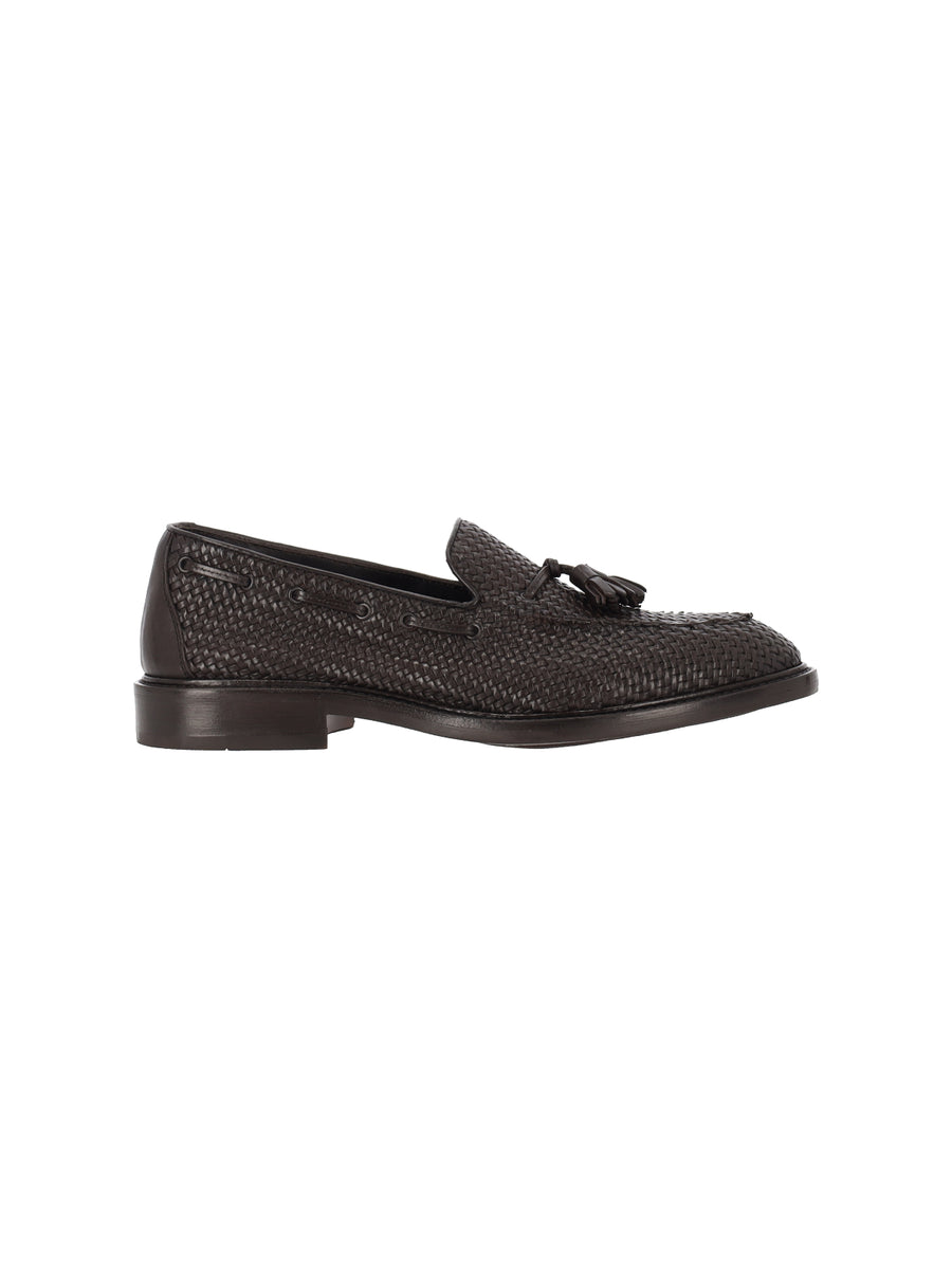 Alexander Hotto 100% leather loafer in brown