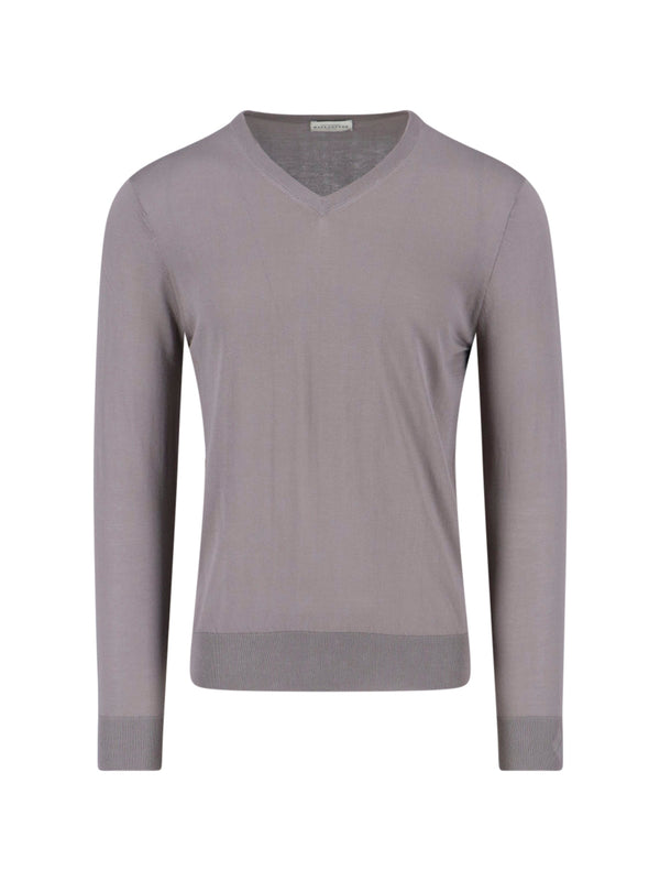 Ballantyne 100% Cotton sweater in gray