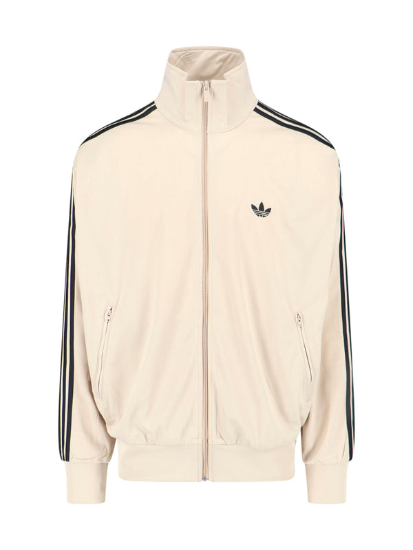 Adidas 100% Recycled Polyester track jacket in beige