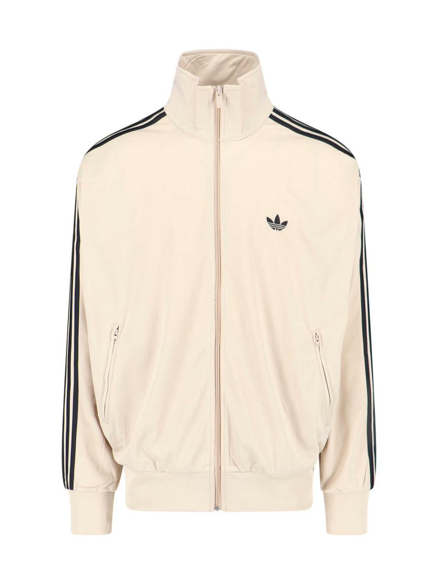 Adidas 100% Recycled Polyester track jacket in beige