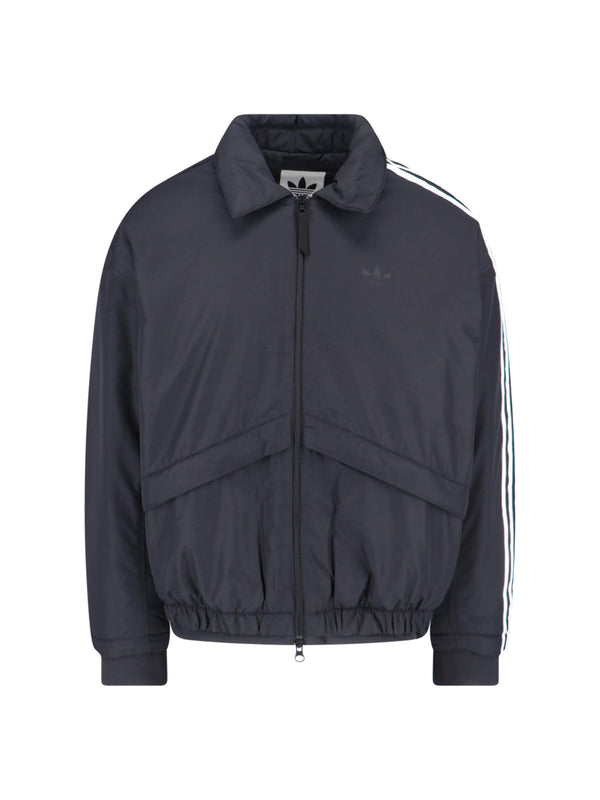 Adidas 100% polyester jacket in navy