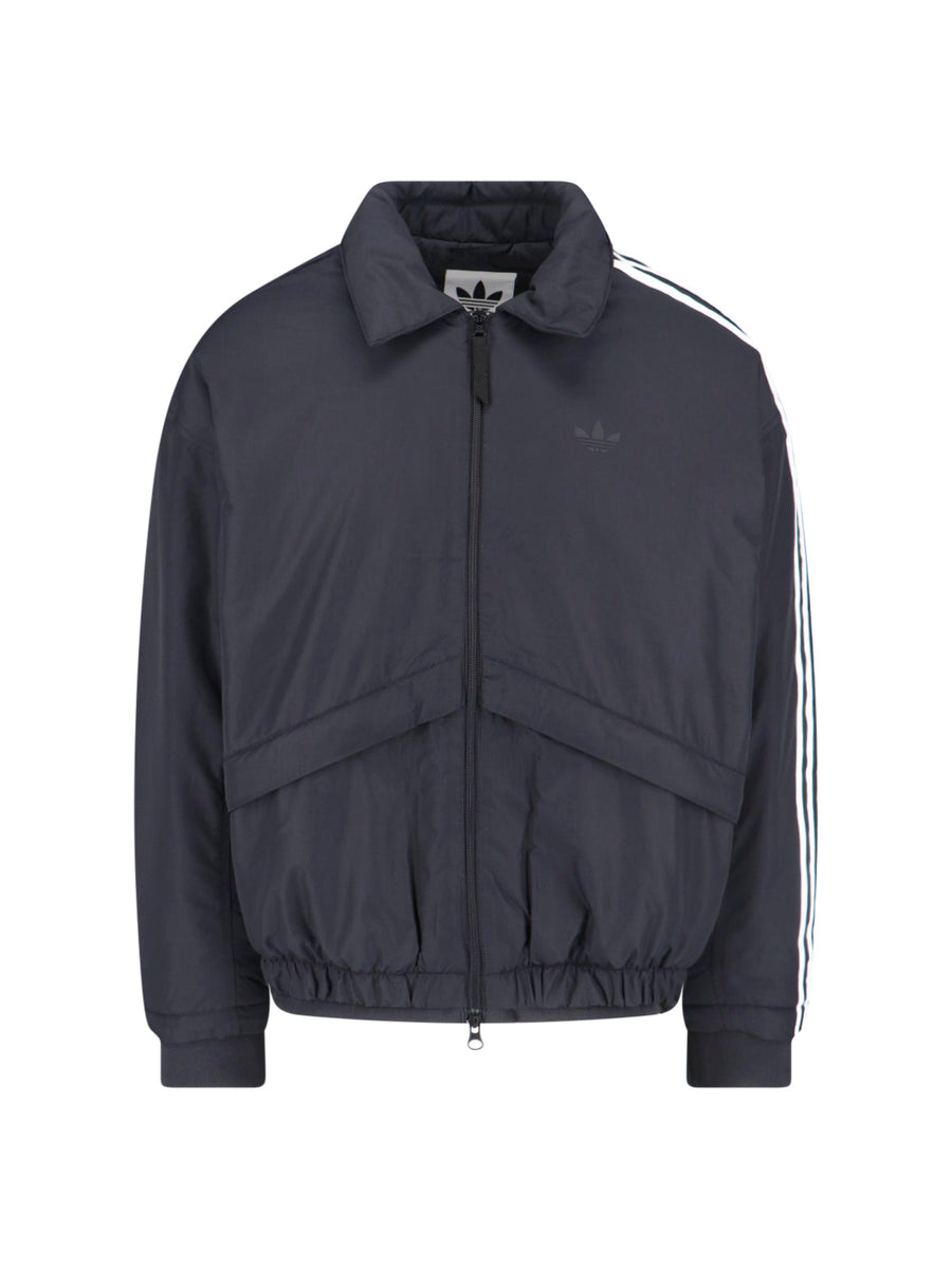 Adidas 100% polyester jacket in navy
