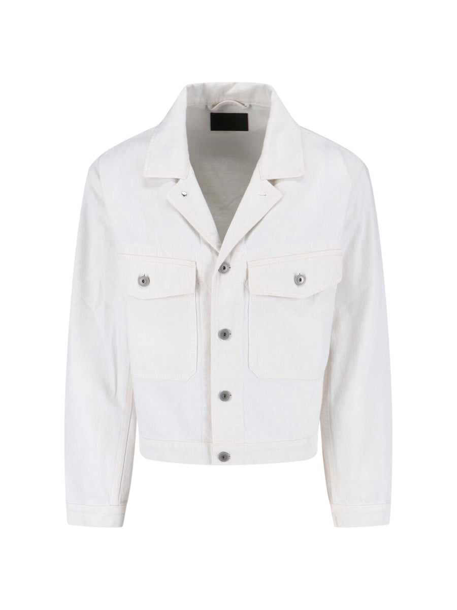Lemaire 100% Cotton jacket in white