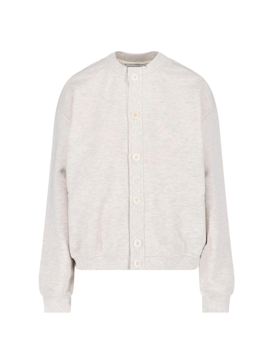 Low Classic 100% Cotton cardigan in gray