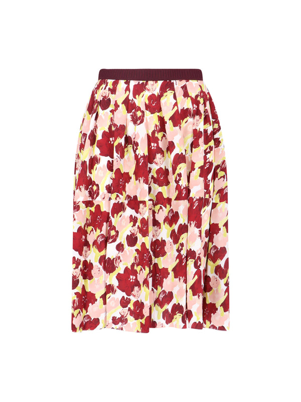 Marni Utsg 100% silk skirt in multicolor