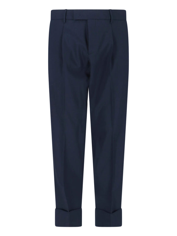 Cruna 95% Virgin Wool trousers in navy