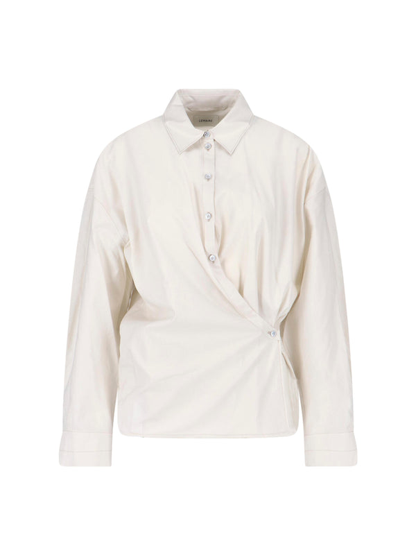 Lemaire 80% Cotton shirt in cream