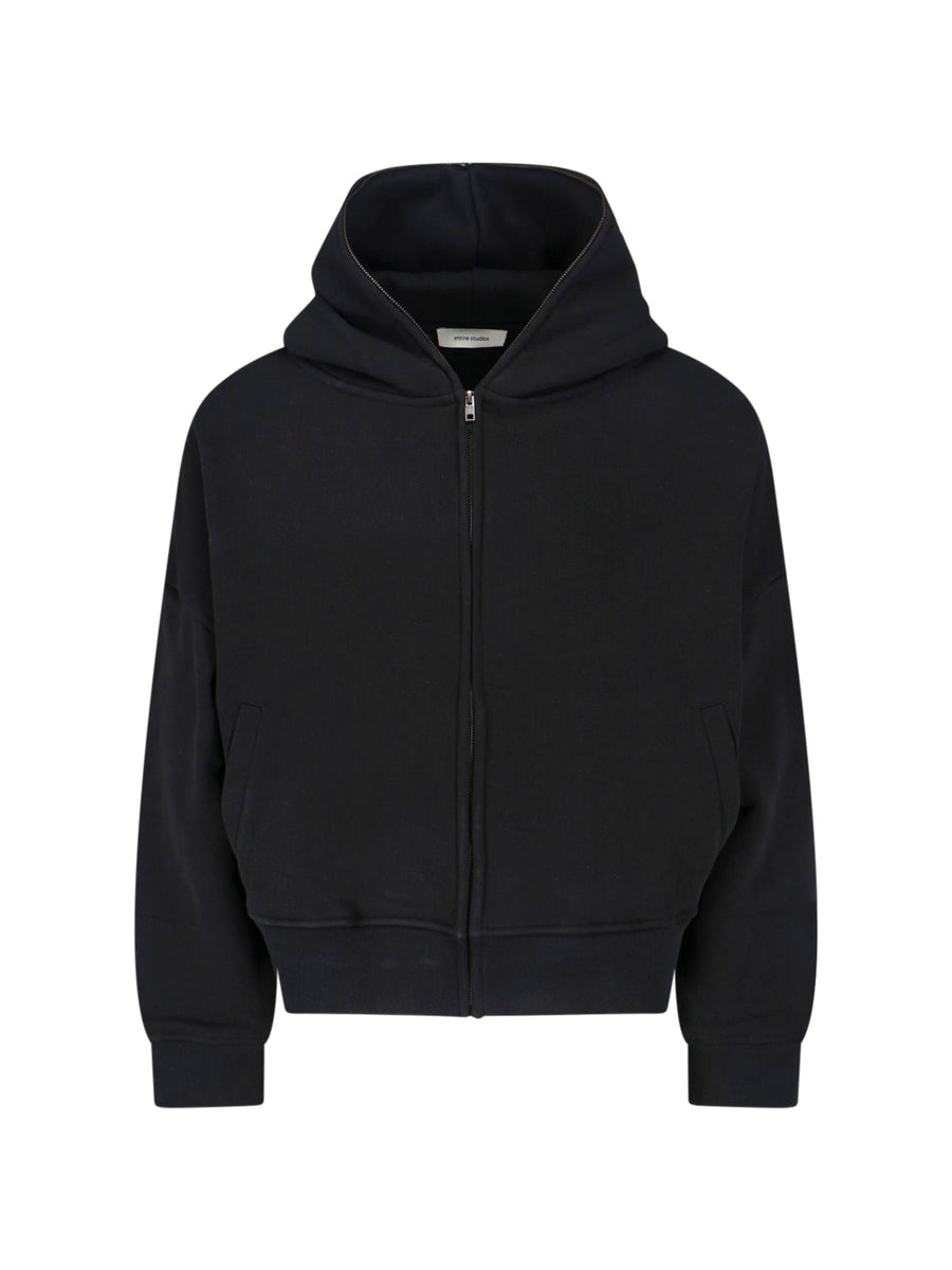 Entire Studios 100% Cotton hoodie in black