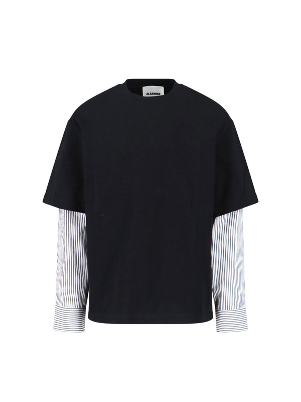 Jil Sander 100% Cotton t-shirt in black