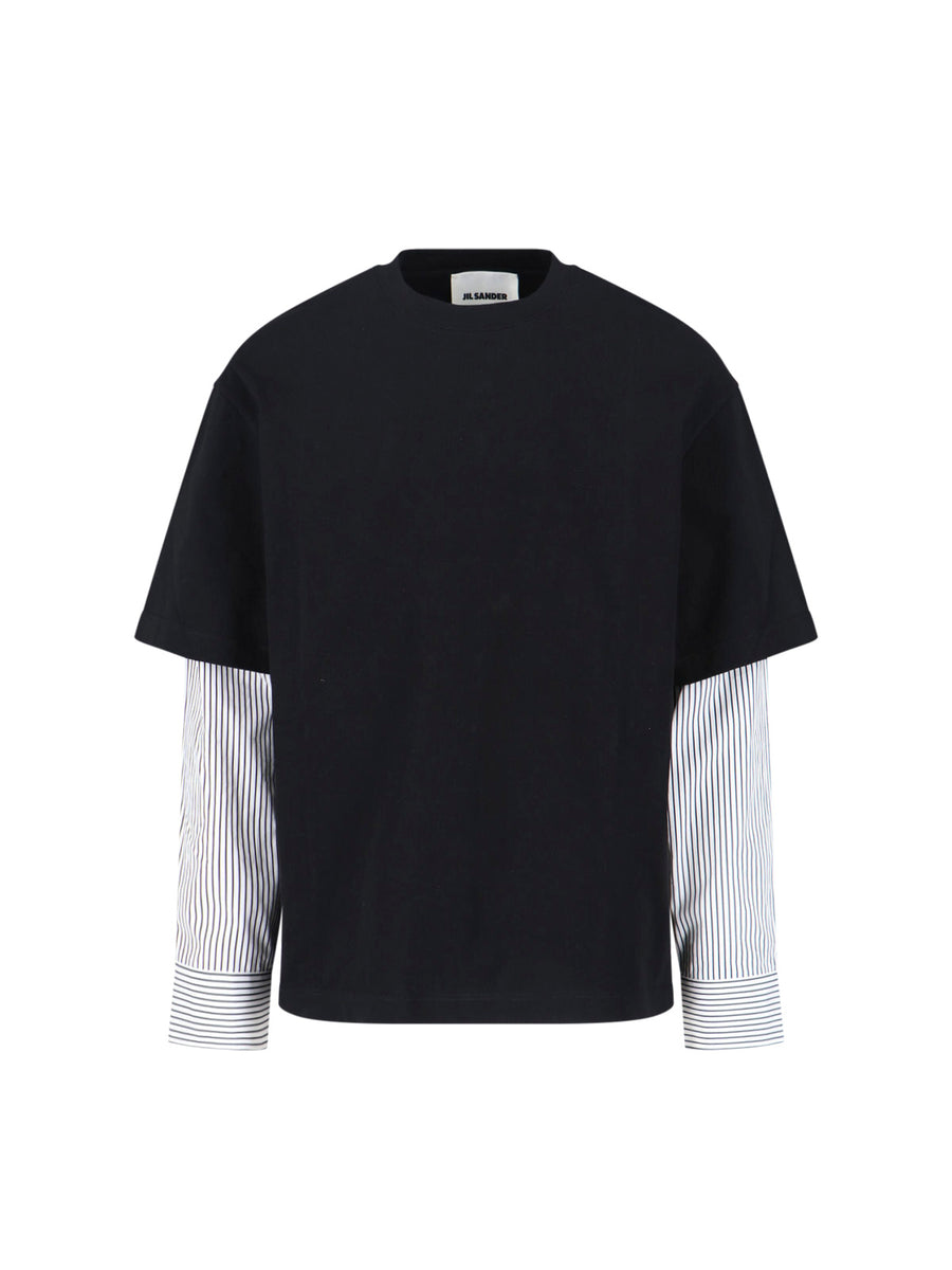 Jil Sander 100% Cotton t-shirt in black