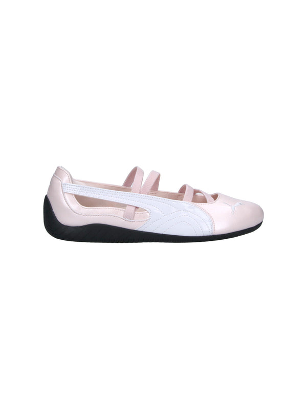 Puma 100% leather sneaker in pink