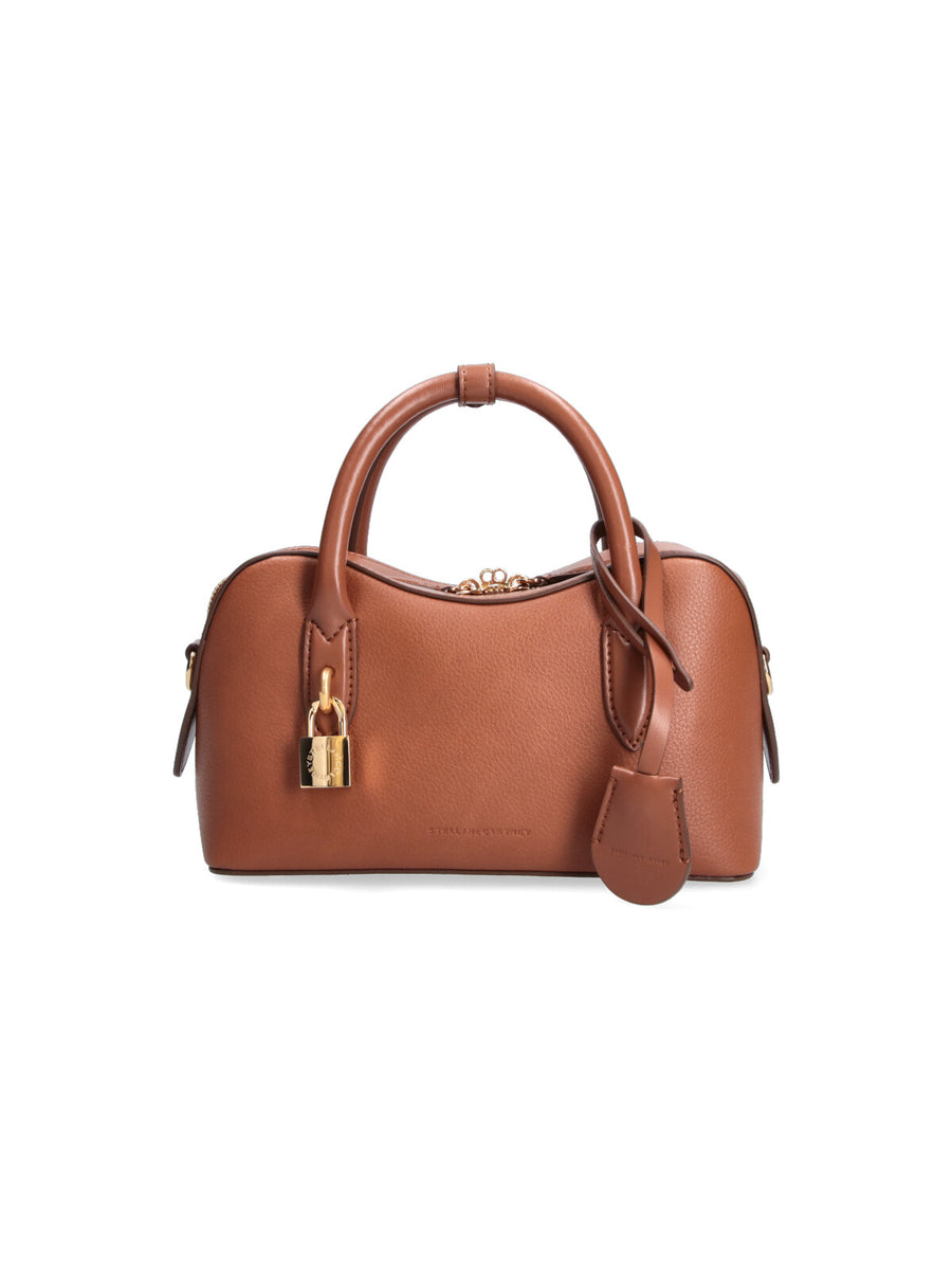 Stella McCartney Material 1: 70% True Hemp top handle bag in brown