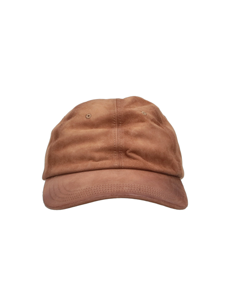 Golden Goose GUP02696 100% Goat Leather baseball cap in brown