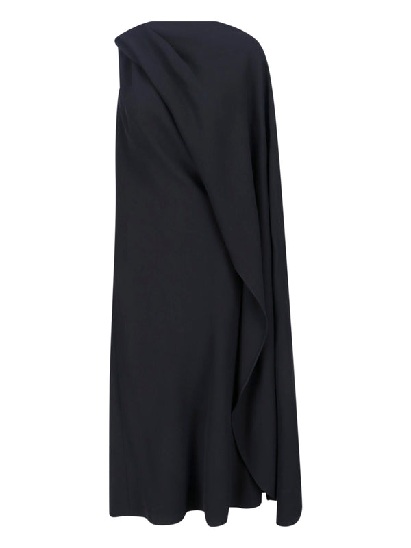 Balenciaga 68% silk dress in black