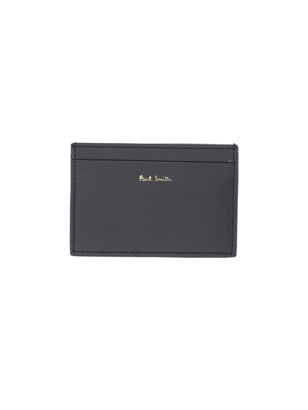Paul Smith Cmulti Outer: 100% Calf Leather card case in black