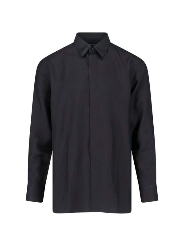 Tom Ford 55% Cupro shirt in black