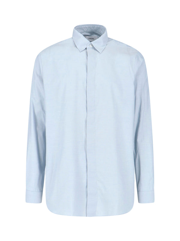 Lardini 78% Cotton shirt in blue