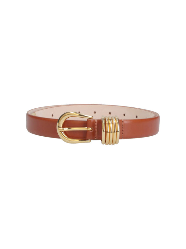 Dehanche 100% leather belt in brown