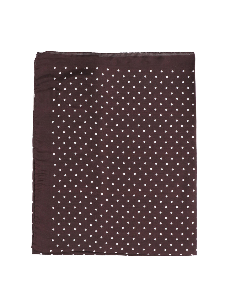 Destin 80% modal scarf in brown