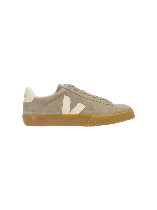 Veja Upper: 100% Suede sneaker in beige