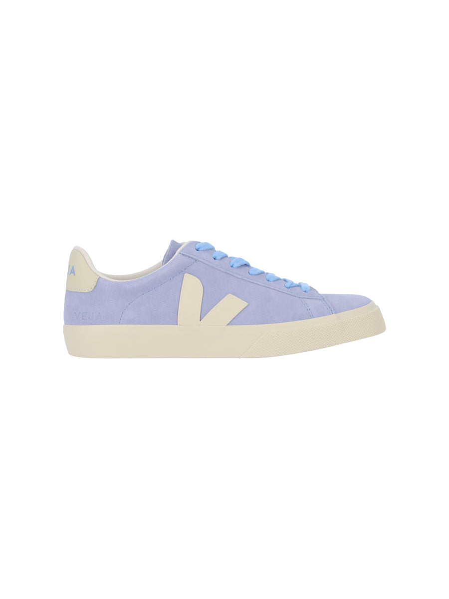 Veja Upper: 100% Suede sneakers in blue